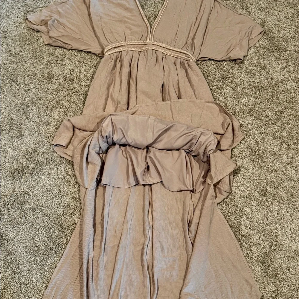 Neutral Maxi Dress – Bump Friendly Size Medium NWT - Picture 6 of 9